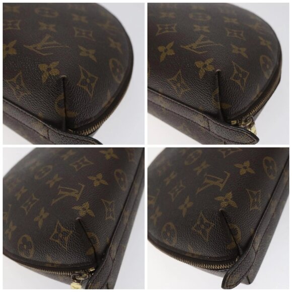 LOUIS VUITTON Monogram Trousse Demi Ronde Cosmetic Pouch M47520 LV Auth 125342 - Picture 14 of 16